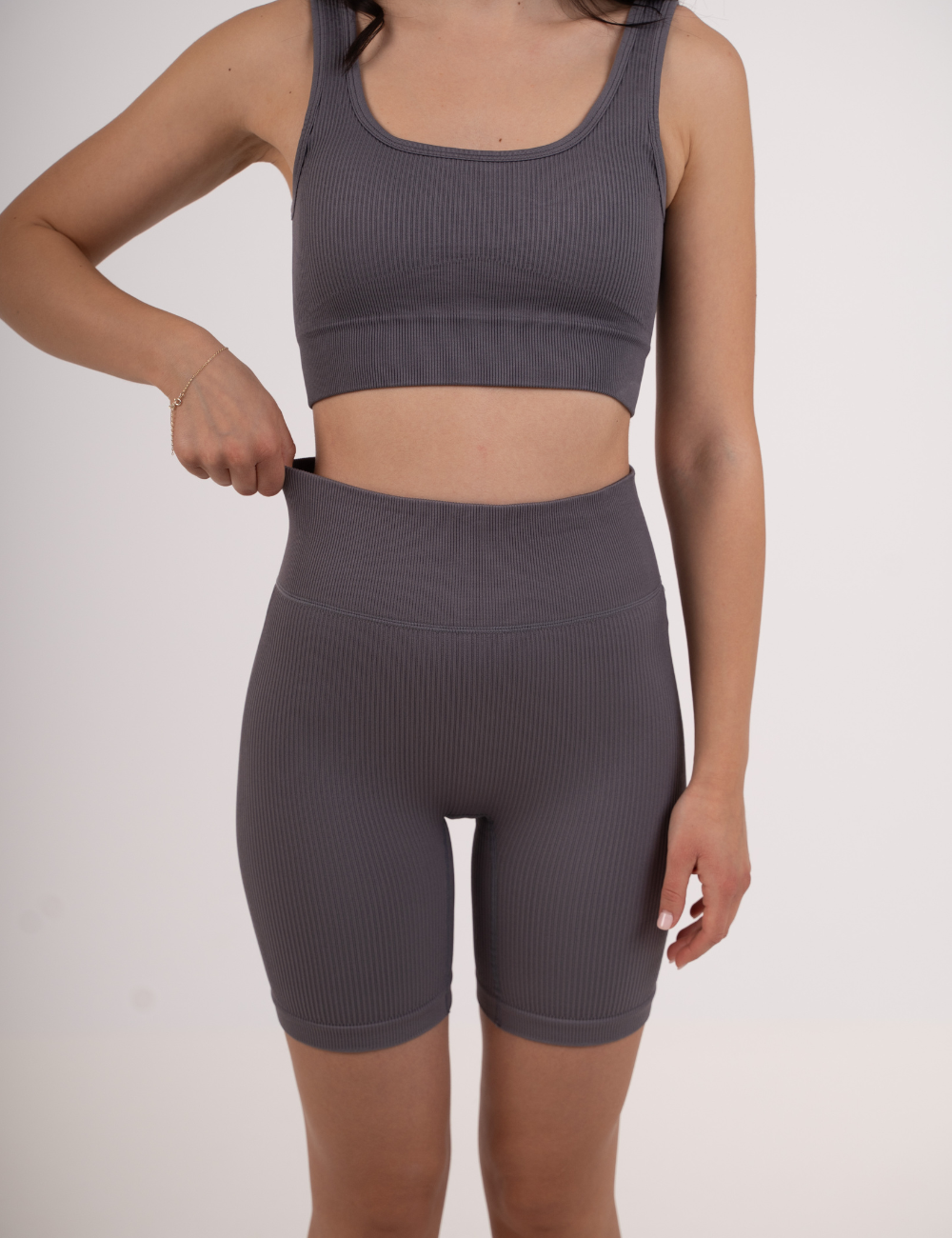 Γκρι ποδηλατικό Σετ